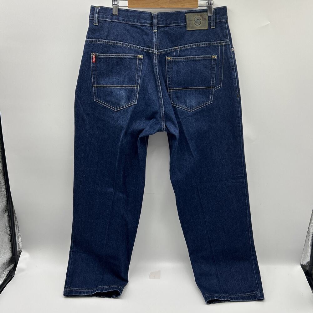 Vintage Shady LTD Jeans Men’s Y2K Baggy Dark Wash Blue Size 36x31 E